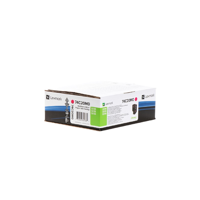742 - Toner Marque Lexmark 74C20M0 - Magenta