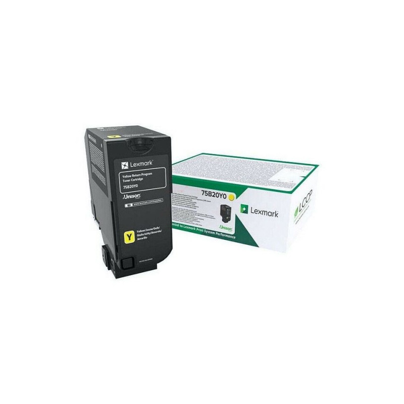752 - Toner Marque Lexmark 75B20Y0 - Jaune