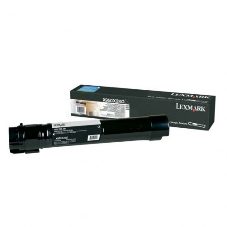 X950 - Toner Marque Lexmark X950X2KG - noir