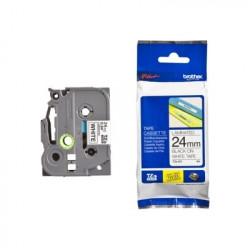 TZE-251 - Ruban Brother 24 mm Noir sur Blanc