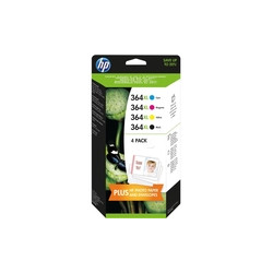 364XL - Pack x 4 Cart. Encre Marque Hp J3M83AE - Noir Cyan Magenta Jaune