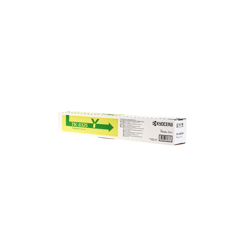 TK-8325 - Toner Marque Kyocera_Mita 1T02NPANL0, TK-8325Y - Jaune