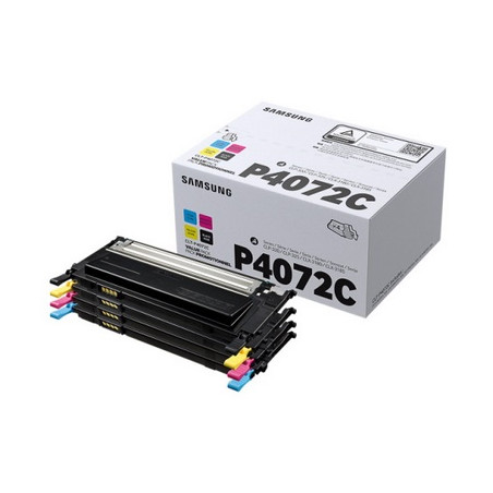 P4072C - Pack 4 Toners Marque Samsung CLT-P4072CELS, SU382A - Noir Cyan Magenta Jaune