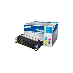 P4092C - Pack 4 Toners Marque Samsung CLTP4092CELS, SU392A - Noir Cyan Magenta Jaune
