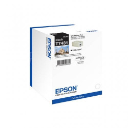 Cart. noire marque EPSON WorkForce WP M4015/ M4095/ M4525/ M4595 haute capacité C13T74314010, T7431