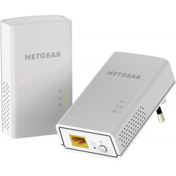 PL1000-100PES - Pack de 2 adaptateurs CPL Gigabit Netgear SANS PRISE Nouvelle génération Débit 1000Mbps port 10/100/1000 RJ45