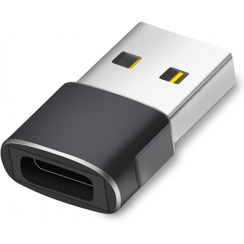 B09QCV62C2 - Adaptateur USB C Femelle vers USB Mâle, Charge Rapide et Transfert des Données