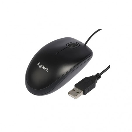 Souris filaire noire  LOGITECH B100 / 910-003357