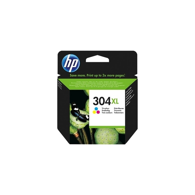 Hp 304XL - Cartouche originale Hp N9K07AE - TRICOLOR CMY