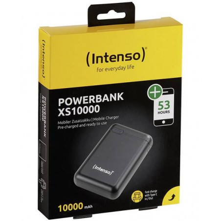 INTENSO PowerBank XS10000 USB / Type-C -10000 mAh noir