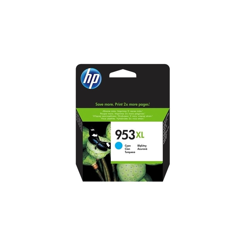 Hp 953XL - Cartouche originale HP F6U16AE - Cyan