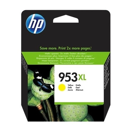 Hp 953XL - Cartouche originale HP F6U18AE - Jaune