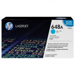 648A - Toner Marque Hp CE261A, 648A - Cyan
