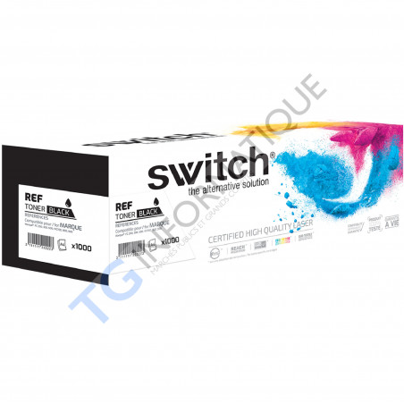 TN-2120 - Toner SWITCH équivaut à Brother TN-330, 2110, 2115, 2135, LT2822 TN-360, 2120, 2125, 2150, 2175, LT2822H - Noir